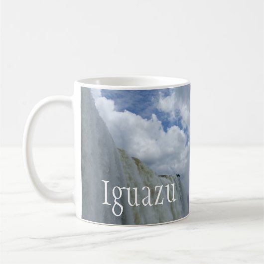 Iguazu Falls, Iguazu River, Argentinien, Brasilien Kaffeetasse (Links)
