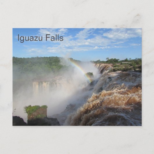 Iguazu Falls Postcard Postkarte (Vorderseite)