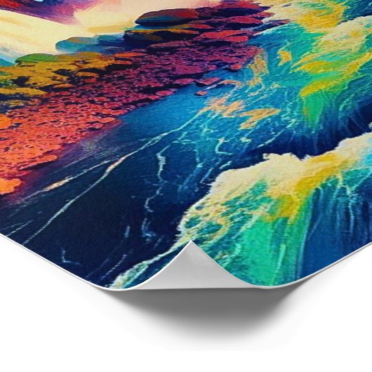 Iguazu Falls Poster (Ecke)