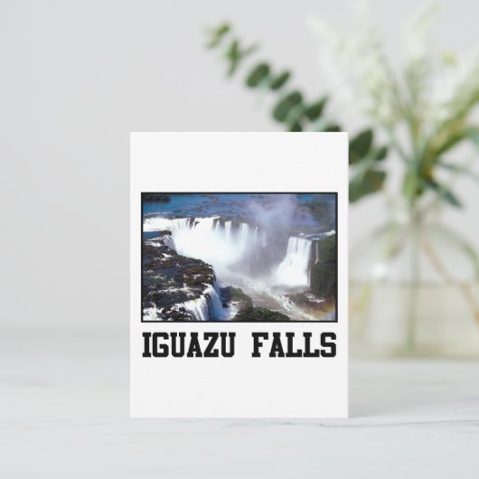 Iguazu Falls Postkarte (Stehend Vorderseite)