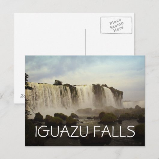 Iguazu Falls Postkarte (Vorne/Hinten)