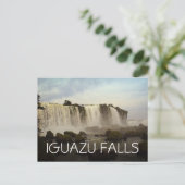 Iguazu Falls Postkarte (Stehend Vorderseite)