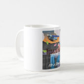 Iguazu Falls South America Reiseplakat Kaffeetasse (Vorderseite Links)