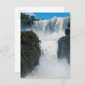 Iguazu Falls, Vertikal Postkarte (Vorne/Hinten)