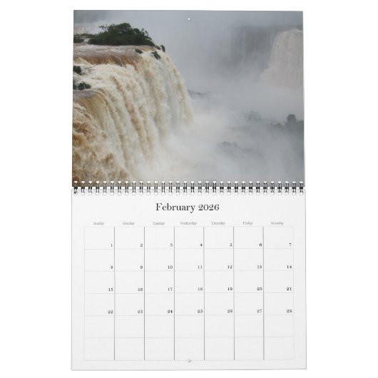 iguazu fällt 2026 kalender (Feb 2026)