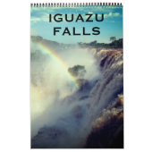 iguazu fällt nach Südamerika Kalender (Titelbild)