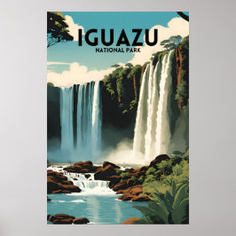 Iguazu National Park Travel Poster