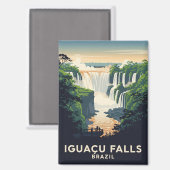 Iguazu Nationalpark Brasilien Magnet (Vorderseite/Rückseite)