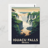 Iguazu Nationalpark Brasilien Postkarte (Vorne/Hinten)