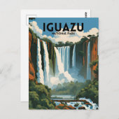 Iguazu-Nationalpark Postkarte (Vorne/Hinten)