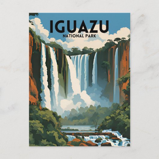 Iguazu-Nationalpark Postkarte (Vorderseite)