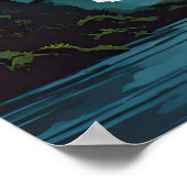 Iguazu Nationalpark Vintag Poster (Ecke)