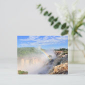 iguazu rainbow postkarte (Stehend Vorderseite)