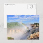 iguazu rainbow postkarte (Vorne/Hinten)