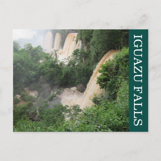 Iguazu-Stürmwald Postkarte (Vorderseite)