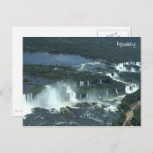 Iguazu-Stürze — Luftaufnahme Postkarte (Vorne/Hinten)