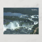 Iguazu-Stürze — Luftaufnahme Postkarte (Vorderseite)