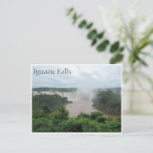 Iguazu-Stürze-Spray Postkarte (Stehend Vorderseite)