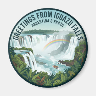 Iguazu-Wasserfälle Argentinien & Brasilien Magnet