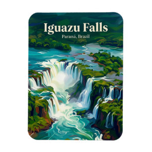 Iguazu-Wasserfälle Brasilien Magnet
