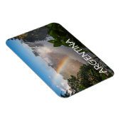Iguazú Wasserfälle mit Regenbogen, Argentinien Magnet (Rechte Seite)