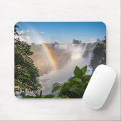 Iguazú Wasserfälle mit Regenbogen, Argentinien Mousepad (Mit Mouse)