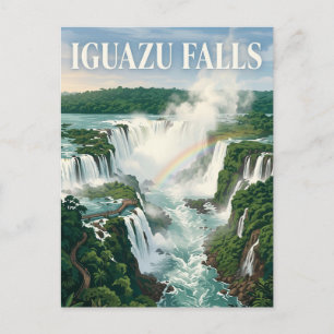Iguazú-Wasserfälle Postkarte