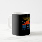Ih Leute Retro-Katze Lustig Vintage Introvertiert Kaffeetasse (Vorderseite Links)