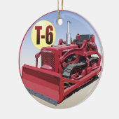 IH T-6 Crawler Keramikornament (Links)