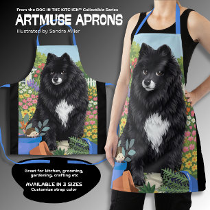 IHANA der finnische Lapphund   All-Over Print Schü Schürze