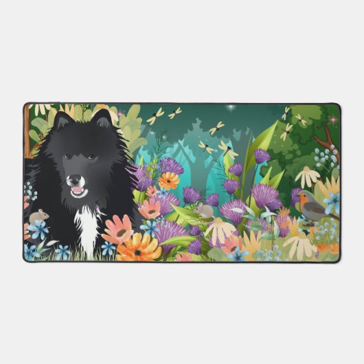 IHANA Finland Lapphund Desk Mat Schreibtischunterlage (Vorderseite)