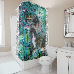 IHANA Finnischer Lapphund Lappy Duschvorhang