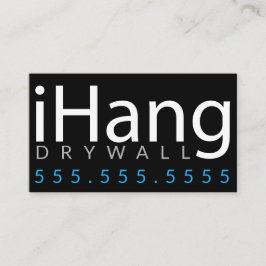 iHang. Trockenmauer Sheetrock Gips-Geschäft Visitenkarte