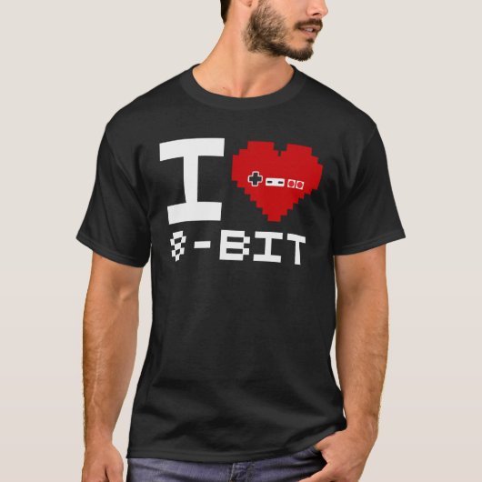 Iheart8-bit2 T-Shirt (Vorderseite)