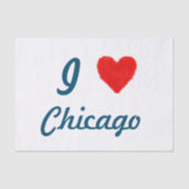 IHEART Chicago Seidenpapier (Vorderseite)