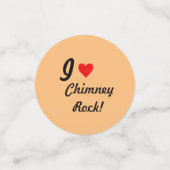 IHEART Chimney Rock Konfetti (Klein Vorderseite)