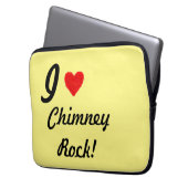 IHEART Chimney Rock Laptopschutzhülle (Vorderseite Links)