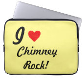 IHEART Chimney Rock Laptopschutzhülle (Vorderseite)