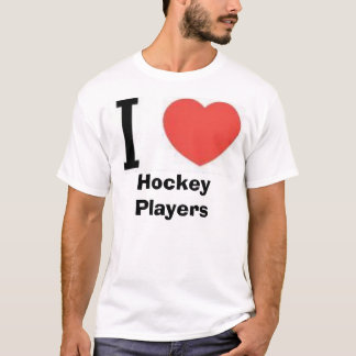 iheart, iheart, Hockey-Spieler T-Shirt