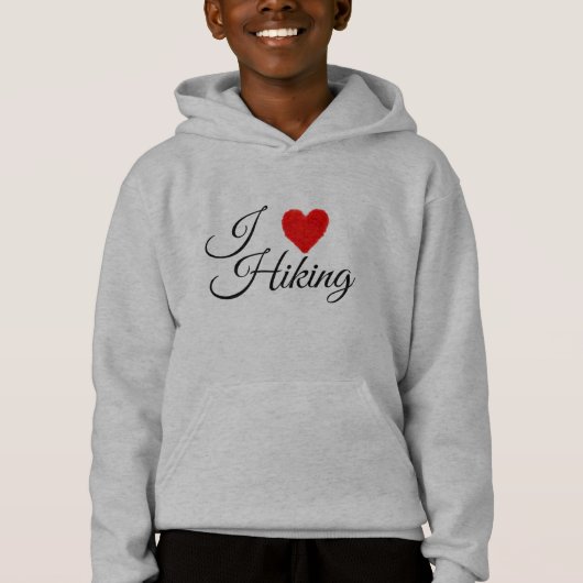 IHEART Wandern Hoodie (Vorderseite)