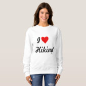 IHEART Wandern Sweatshirt (Vorne ganz)