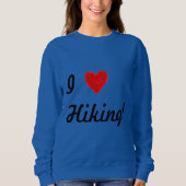 IHEART Wandern Sweatshirt (Vorderseite)
