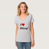 IHEART Wandern T-Shirt (Vorderseite Vollansicht)