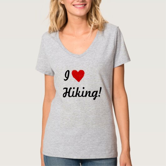 IHEART Wandern T-Shirt (Vorderseite)