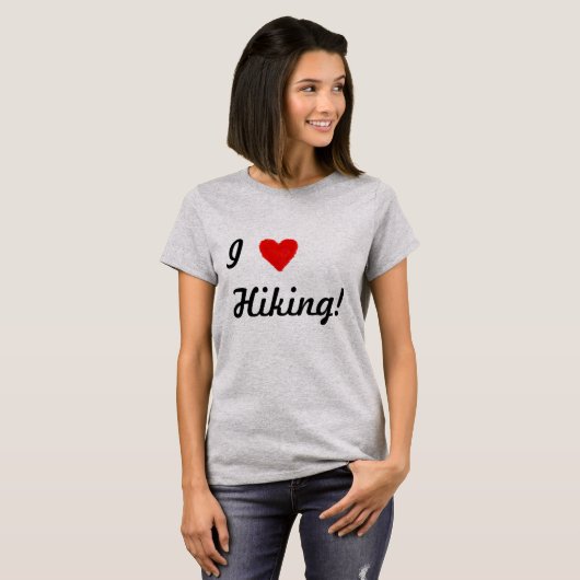 IHEART Wandern T-Shirt (Vorne ganz)