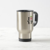 iHeart YP-Logo-Reise-Tasse Reisebecher (VorderseiteRechts)