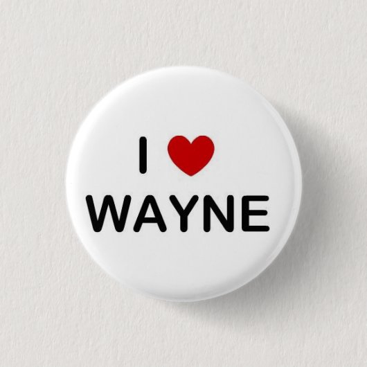IHEARTWAYNE BUTTON (Vorderseite)