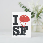 IhelmetSF-Karte Postkarte (Stehend Vorderseite)