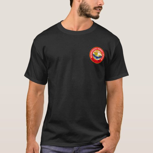 IHF Hapkido schwarzer T - Shirt (Vorderseite)
