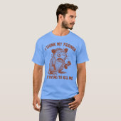 Ihink Myrainer Isryingo Kill Me Funny Workout Rat  T-Shirt (Vorne ganz)